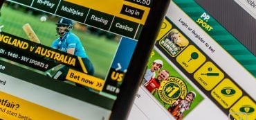 Betfair App auf Mobiltelefon