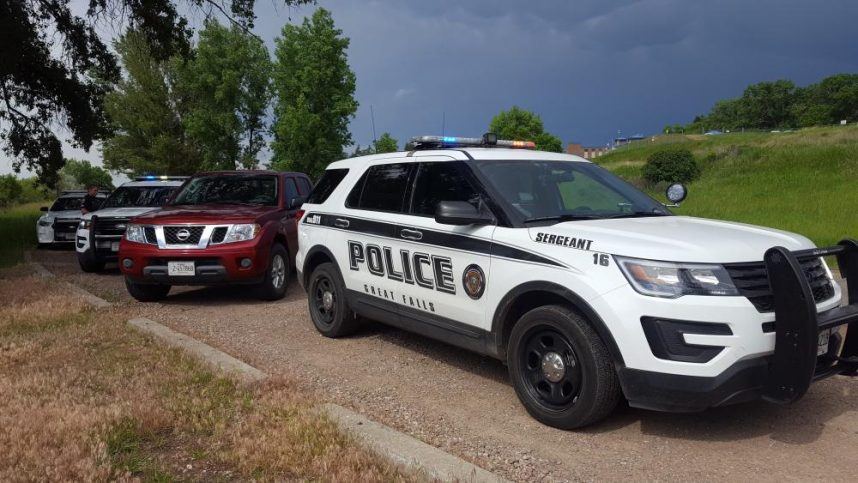 A Great Falls Police Department SUV